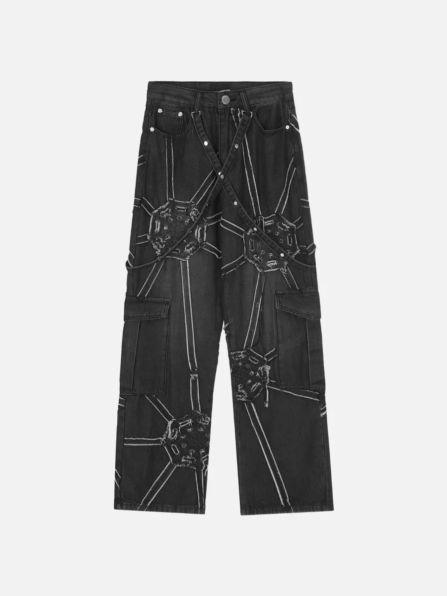 Rockstar Spider Denim Pants