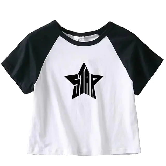 Rockstar Star Crop Top