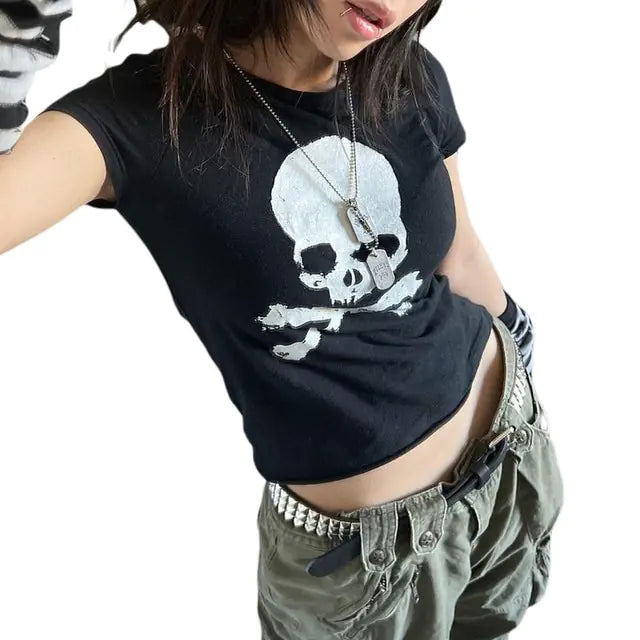 Rockstar Y2K Crop Top