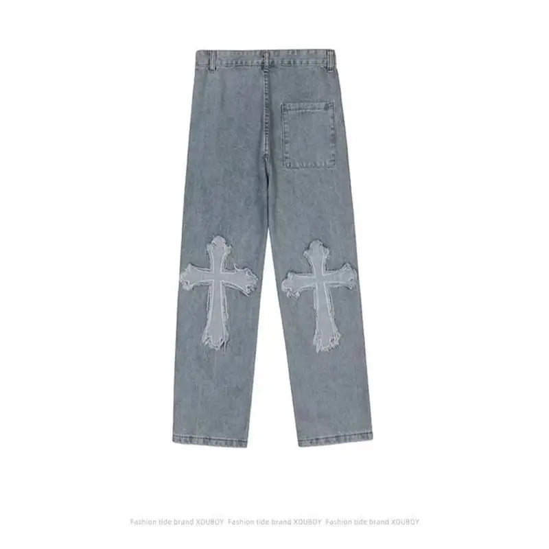 Rockstar Chrome Cross Denim Pants