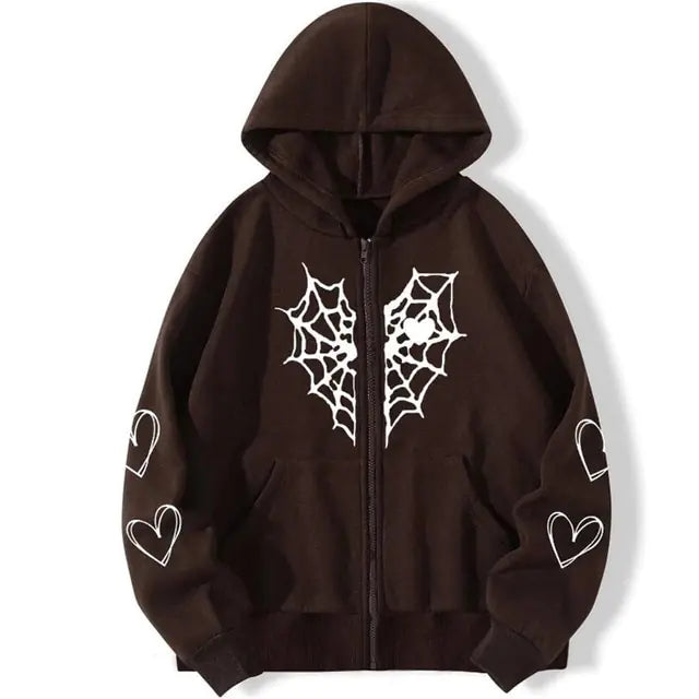 Rockstar Rhinestone Autumn Hoodie