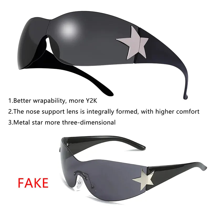 Rockstar Star Glasses