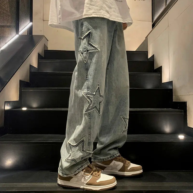 Rockstar Vintage Men Korean Star Pants