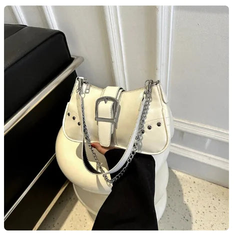 Rockstar White Y2K Handbag