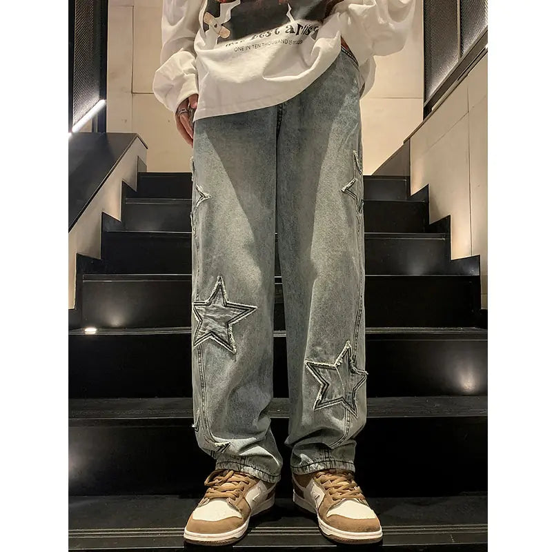 Rockstar Vintage Men Korean Star Pants