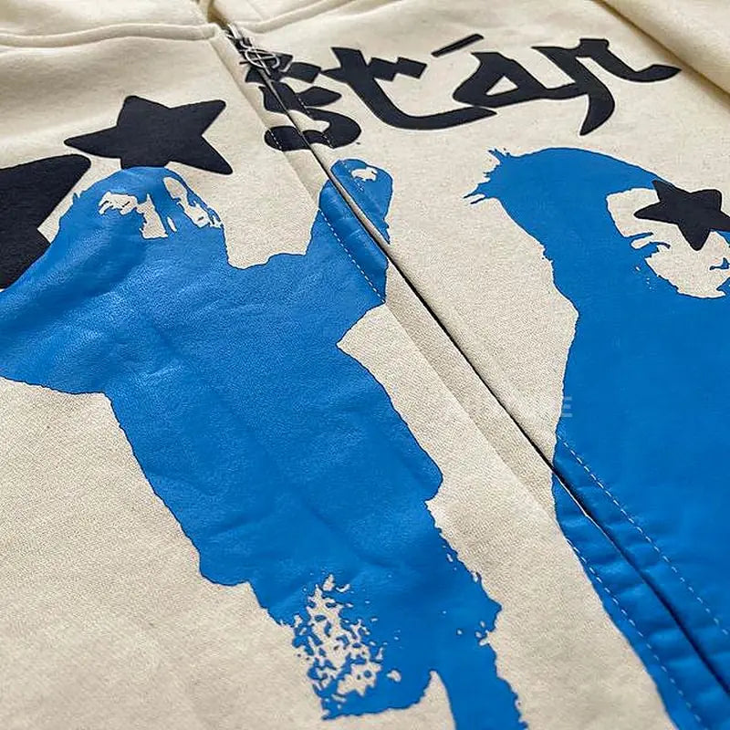 Rockstar Style Hoodie Sweatshirt